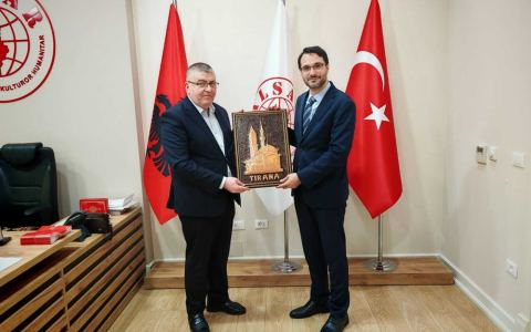 Nënkryetari i TİKA-s viziton Fondacionin ALSAR, njihet me aktivitetin dhe vlerëson bashkëpunimin e dy institucioneve